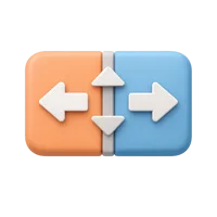 Flip Horizontal 3D icon