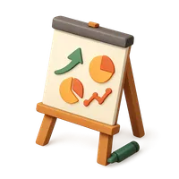 Flipchart 3D icon