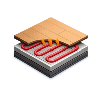 Floor Heating 3D icon