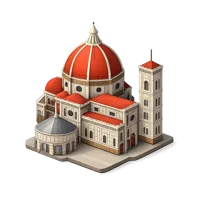 Florence Cathedral 3D icon