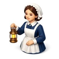 Florence Nightingale 3D icon