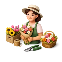 Florist 3D icon