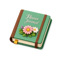 Flower Journal 3D icon