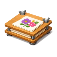 Flower Press 3D icon