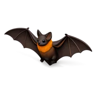 Brown Flying Fox 3D icon