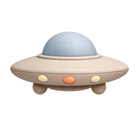 Flying Saucer 3D icon