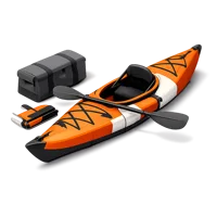 Foldable Kayak 3D icon