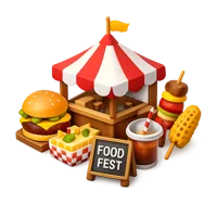 Food Festival 3D icon