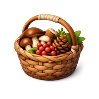 Foraging Basket 3D icon