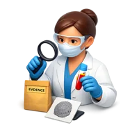 Forensic Scientist 3D icon