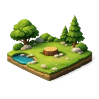Forest Clearing 3D icon