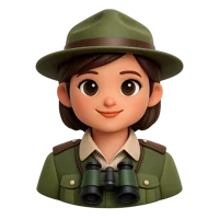 Forest Ranger Avatar 3D icon