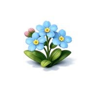Forget-Me-Not 3D icon