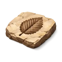 Fossil Leaf 3D icon