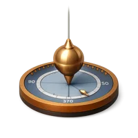 Foucault Pendulum 3D icon