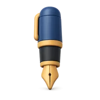 Fountain Pen 3D icon