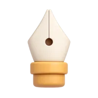 Fountain Pen Nib 3D icon