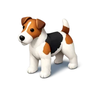 Fox Terrier 3D icon