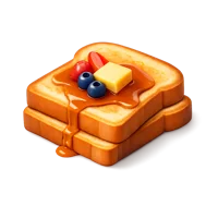French Toast 3D icon
