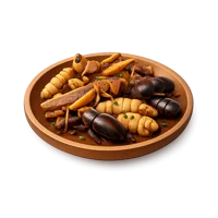 Fried Insects 3D icon