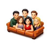 Friends 3D icon