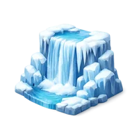 Frozen Waterfall 3D icon