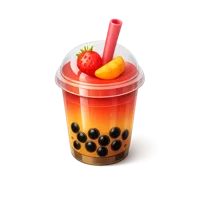 Fruit Bubble Tea 3D icon