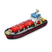 Fuel Barge 3D icon