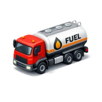Fuel Truck 3D icon