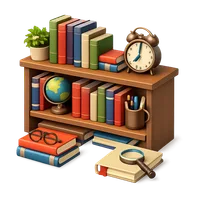 Full Bookshelf 3D icon