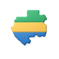 Gabon 3D icon
