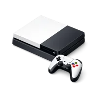 White Game Console 3D icon