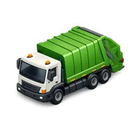 Garbage Truck 3D icon