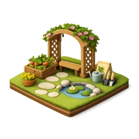 Garden 3D icon