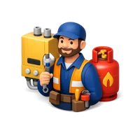 Gas Installer 3D icon