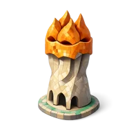 Gaudi Chimney 3D icon