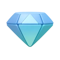 Gemstone 3D icon