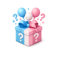 Gender Reveal 3D icon