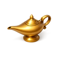 Genie Lamp 3D icon