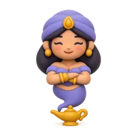 Genie Woman 3D icon