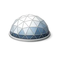 Geodesic Dome 3D icon
