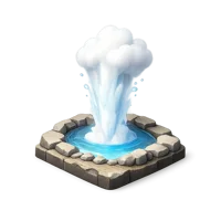 Geyser 3D icon