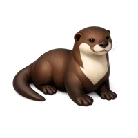 Giant Otter 3D icon