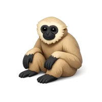 Gibbon 3D icon