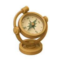 Gimbaled Compass 3D icon