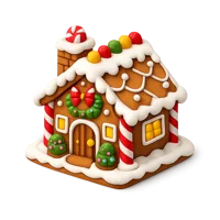 Gingerbread House 3D icon