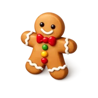 Gingerbread Man 3D icon