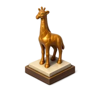 Giraffe Statue 3D icon