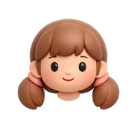 Girl 3D icon