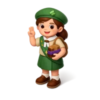 Girl Scout 3D icon